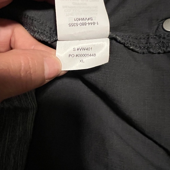 Vuori Ripstop Charcoal Grey Womens Drawstring Pants style Size XL - Picture 8 of 9